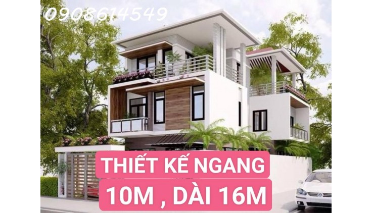 Đất Nền Đẹp NGANG 10M Hẻm 6M Sát Thị Trấn Hóc Môn Sổ Hồng Riêng Full Thổ Cư 160m2